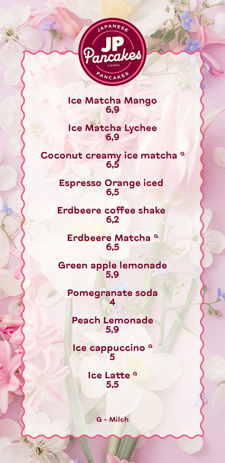 JP Pancakes | Drinks